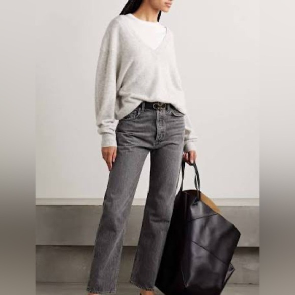 Agolde Denim - AGOLDE Straight Leg Cropped Jeans